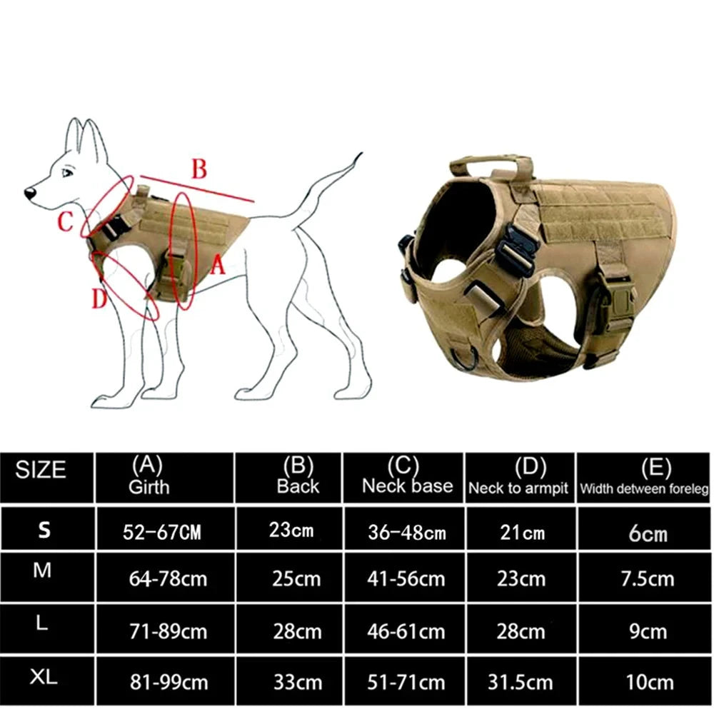 K9 Tactical Dog Vest Set